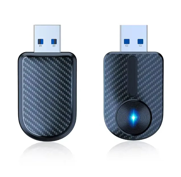 Wireless CarPlay Adapter - USB-C Android Auto 5GHz WiFi