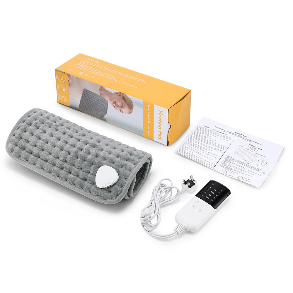 Electric Heating Pad 30x60cm - 9 Temperature Levels Back Warmer