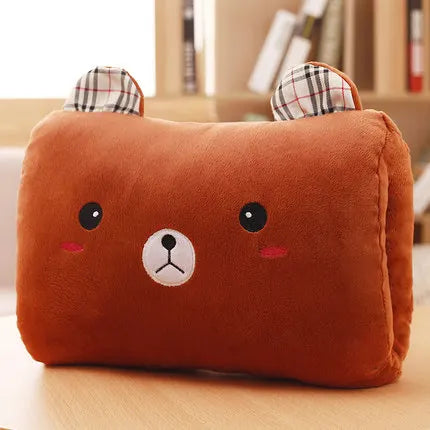 Kids Plush Hand Warmer Pillow - Cute Animal Design Gift