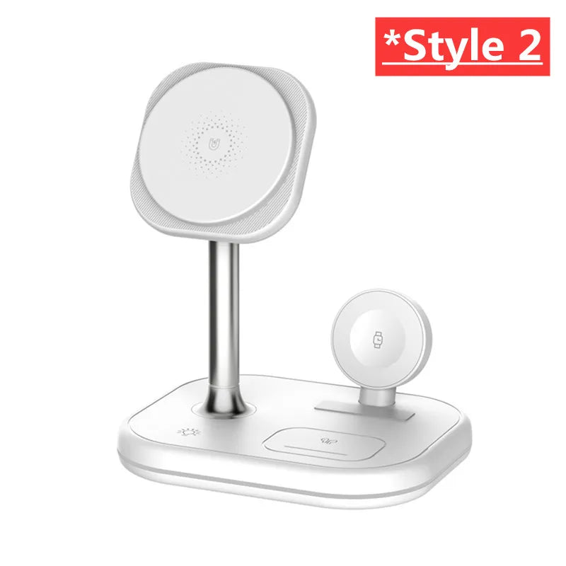 3-in-1 Wireless Charging Station - 15W MagSafe Compatible