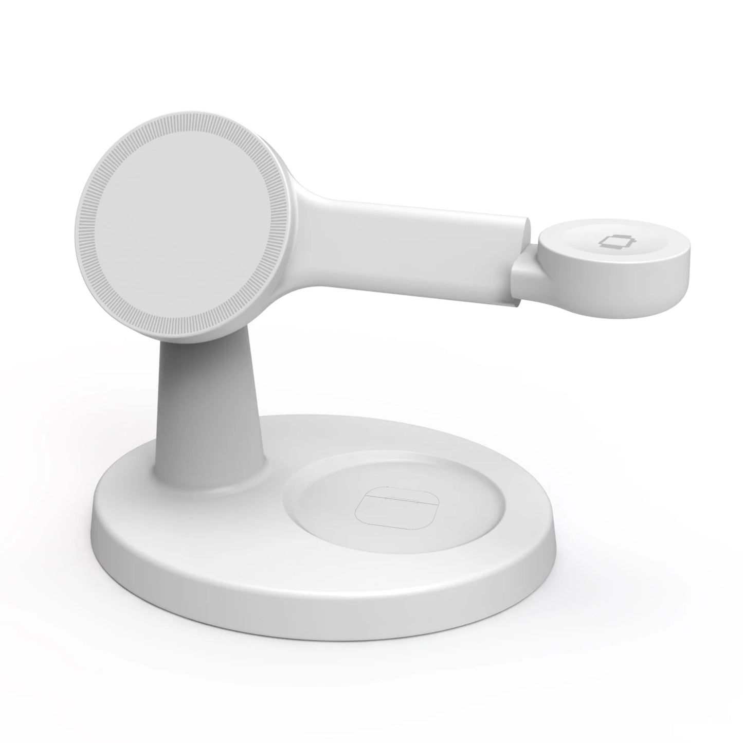 3 In 1 Magnetic Wireless Charger Stand For Magsafe iPhone 16 15 14 13 Pro Max Apple Watch 9 8 AirPods Pro Fast Charging Station