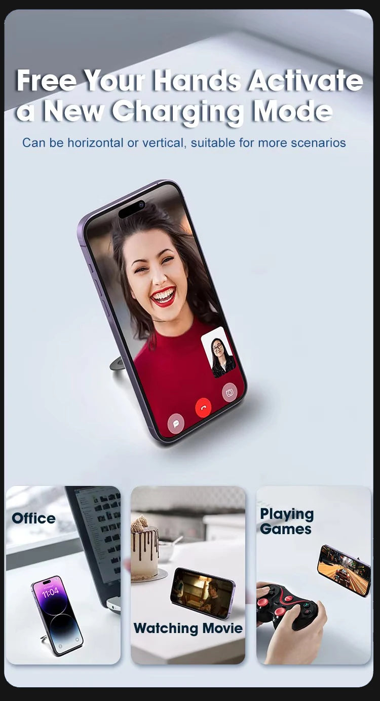 10,000mAh MagSafe Power Bank - Wireless Charging Stand 20W