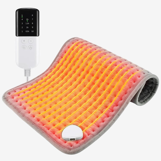 Electric Heating Pad 30x60cm - 9 Temperature Levels Back Warmer