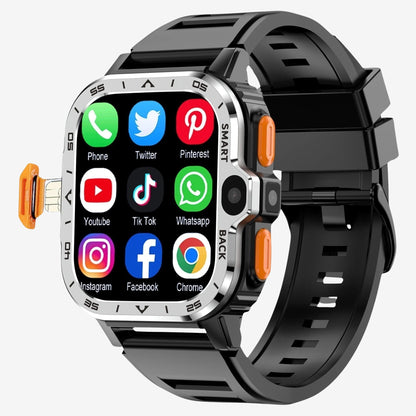 Android Smart Watch 4G - GPS, Dual Camera, 64GB Storage