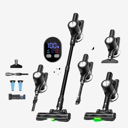 Cordless Stick Vacuum - 46kPa Suction Self-Standing Pet Hair