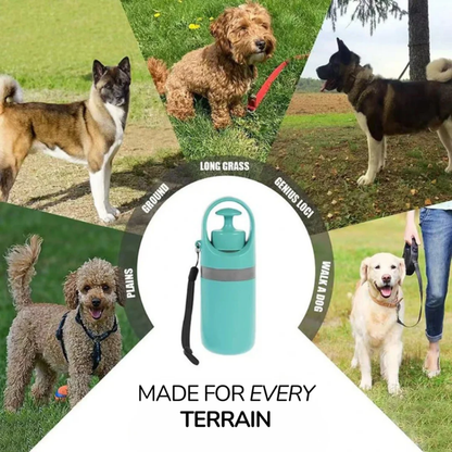 Dog Poop Scooper with Waste Bags - 6-Claw Portable Design