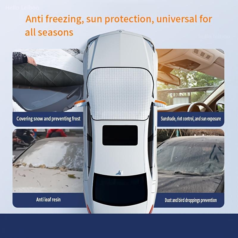 All-Season Windshield Cover - Stops Ice Scraping & Interior Heat