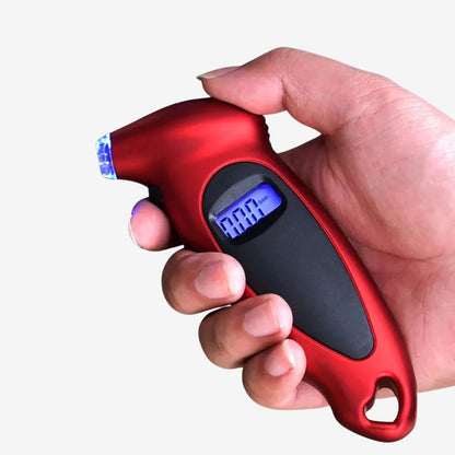 Digital Tyre Pressure Gauge - Backlit LCD Display 150 PSI