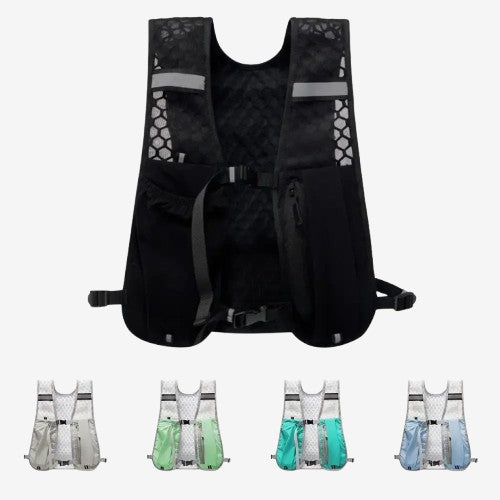 Hydration Running Vest - Lightweight Water Bottle Holder Pack