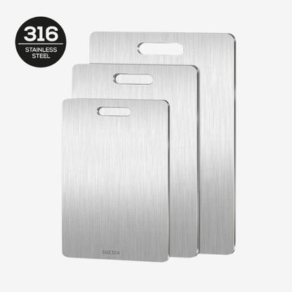 Stainless Steel Cutting Board - Double Sided 316 Grade