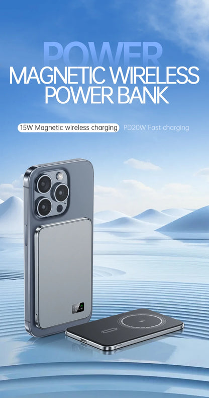 MagSafe Power Bank 10,000mAh - Magnetic Wireless Charging