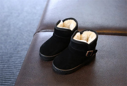 Kids Winter Snow Boots - Warm Cotton Lined Casual Shoes