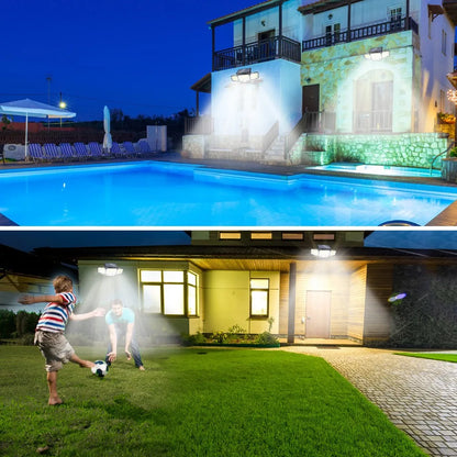 Solar Motion Sensor Lights 236 LED - Triple Head Security Light