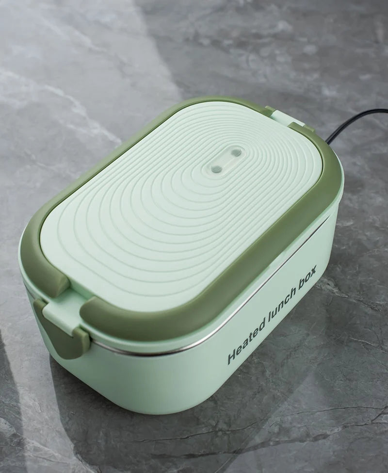 Electric Lunch Box 1L - Stainless Steel Food Warmer Heater