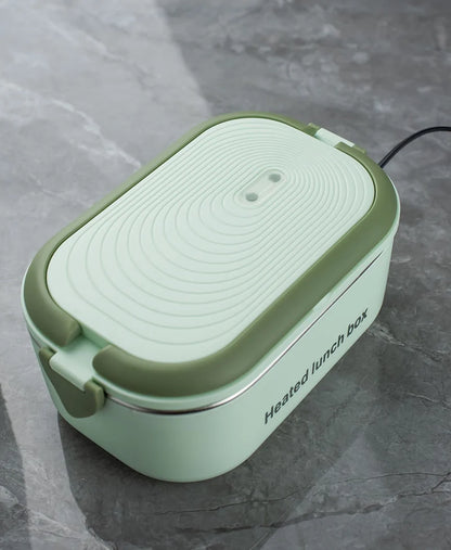 Electric Lunch Box 1L - Stainless Steel Food Warmer Heater