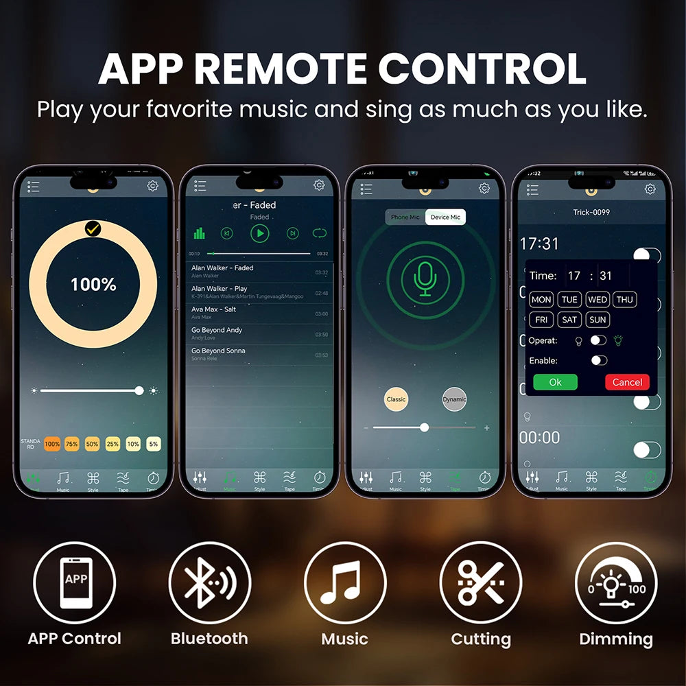 COB LED Strip Light 220V - Waterproof Smart WiFi Control