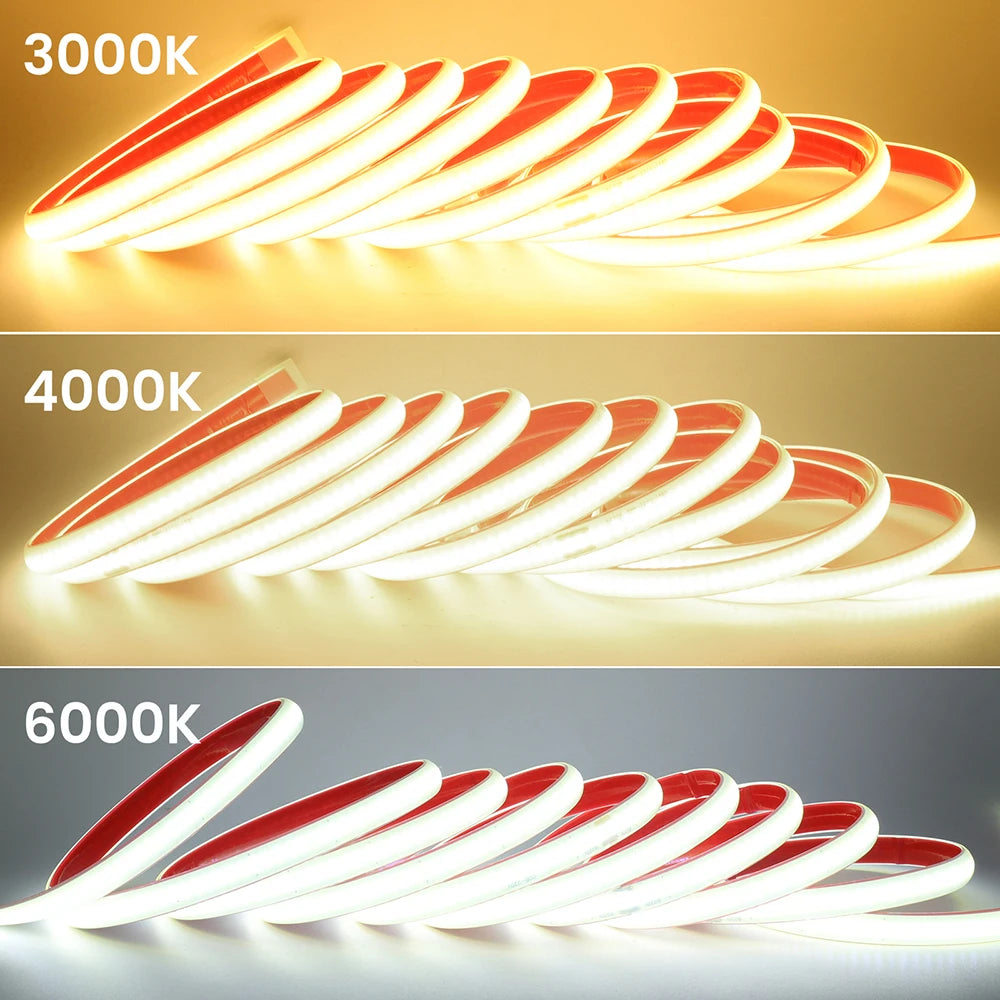 COB LED Strip Light 220V - Waterproof Smart WiFi Control