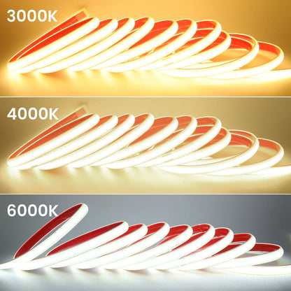 COB LED Strip Light 220V - Waterproof Smart WiFi Control