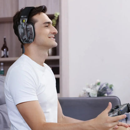 Wireless Gaming Headset - 2.4GHz & Bluetooth with Mic