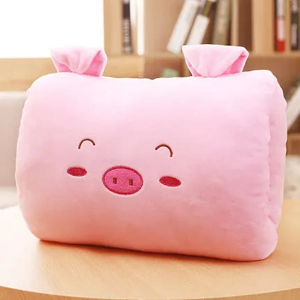 Kids Plush Hand Warmer Pillow - Cute Animal Design Gift