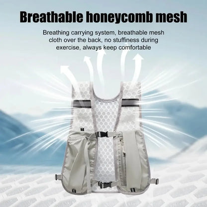 Hydration Running Vest - Lightweight Water Bottle Holder Pack