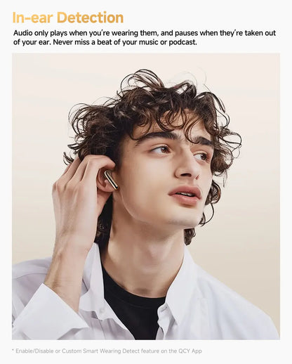 Wireless Earbuds - 46dB Active Noise Cancelling Hi-Res 34H