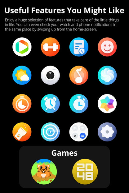 Smart Watch Voice Calling - 1.9" Screen Health Monitor IP68