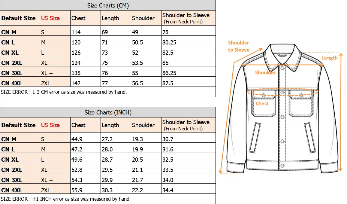 Men's Winter Cotton Jacket - Sherpa Fleece Lined Trucker Coat