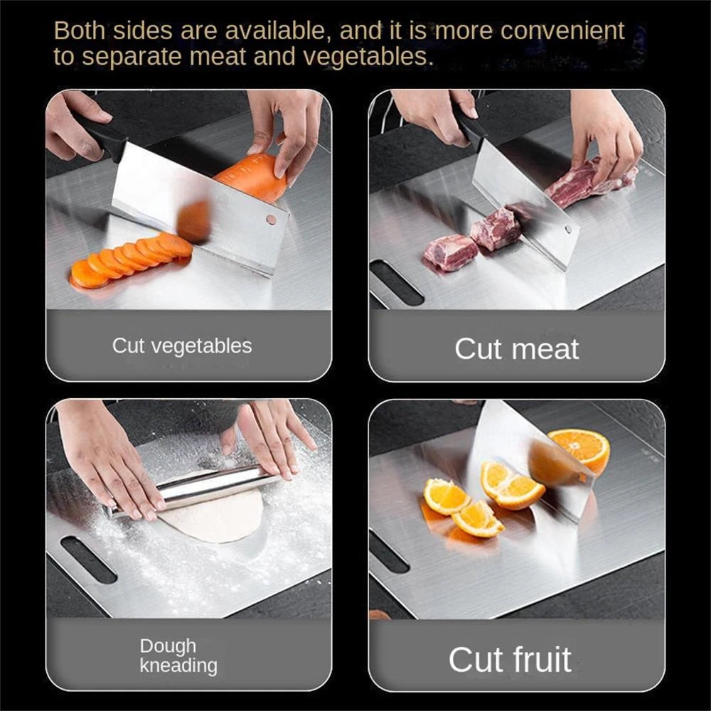 Stainless Steel Cutting Board - Double Sided 316 Grade