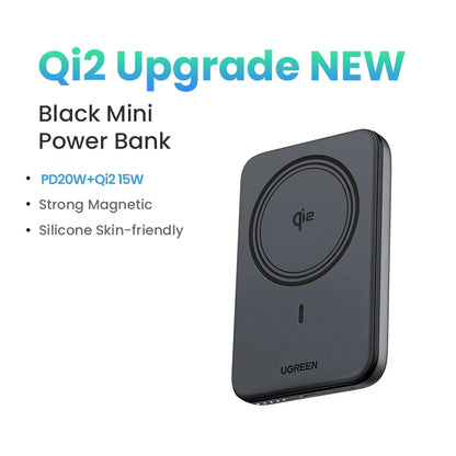 Magnetic Wireless Power Bank 10,000mAh - 20W Fast Charging