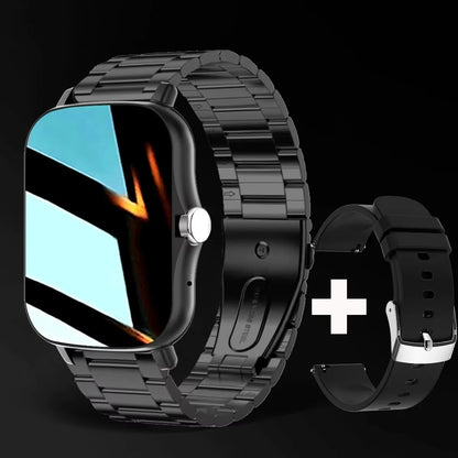 Smart Fitness Watch - Heart Rate Monitor & Bluetooth Calling