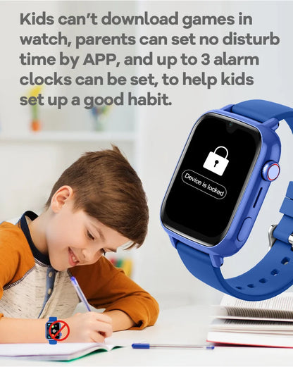 Kids GPS Smart Watch - 4G Video Calling & SOS Emergency Alert