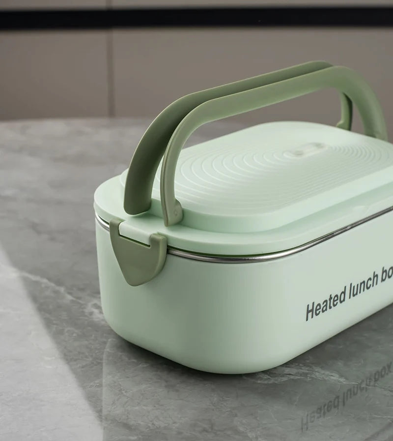 Electric Lunch Box 1L - Stainless Steel Food Warmer Heater