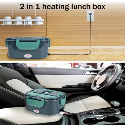 Electric Lunch Box 1.5L - Portable Food Warmer Car & Home