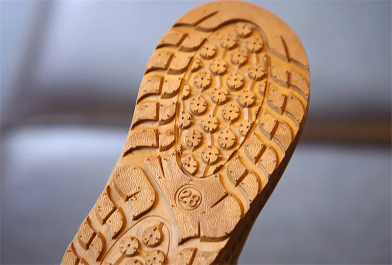 Kids Winter Snow Boots - Warm Cotton Lined Casual Shoes