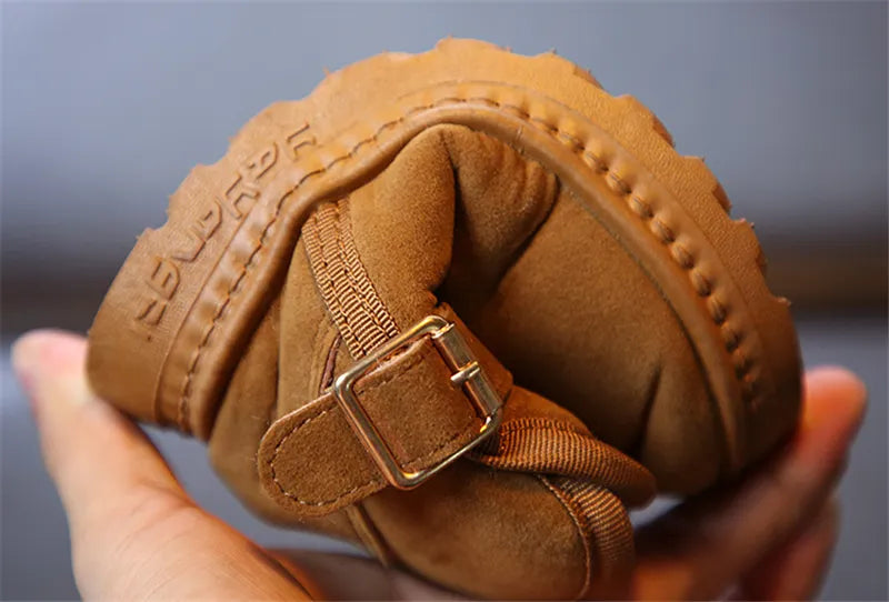 Kids Winter Snow Boots - Warm Cotton Lined Casual Shoes