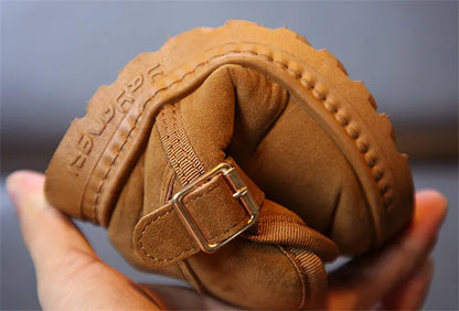 Kids Winter Snow Boots - Warm Cotton Lined Casual Shoes