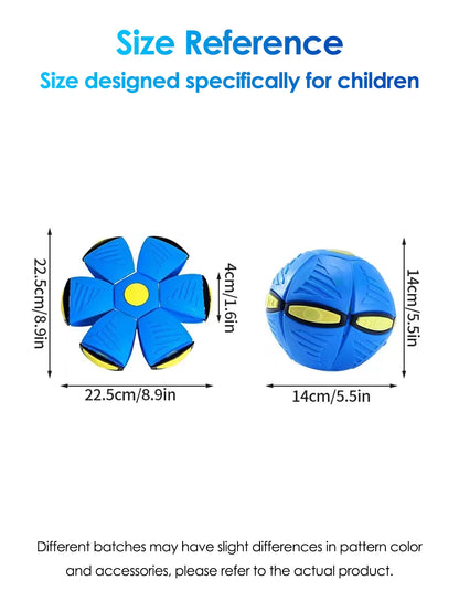 Magic Flying Saucer Ball - Transforming LED Toy