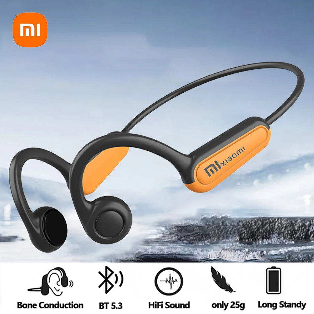 Bone Conduction Headphones - Bluetooth Sports Earphones Waterproof