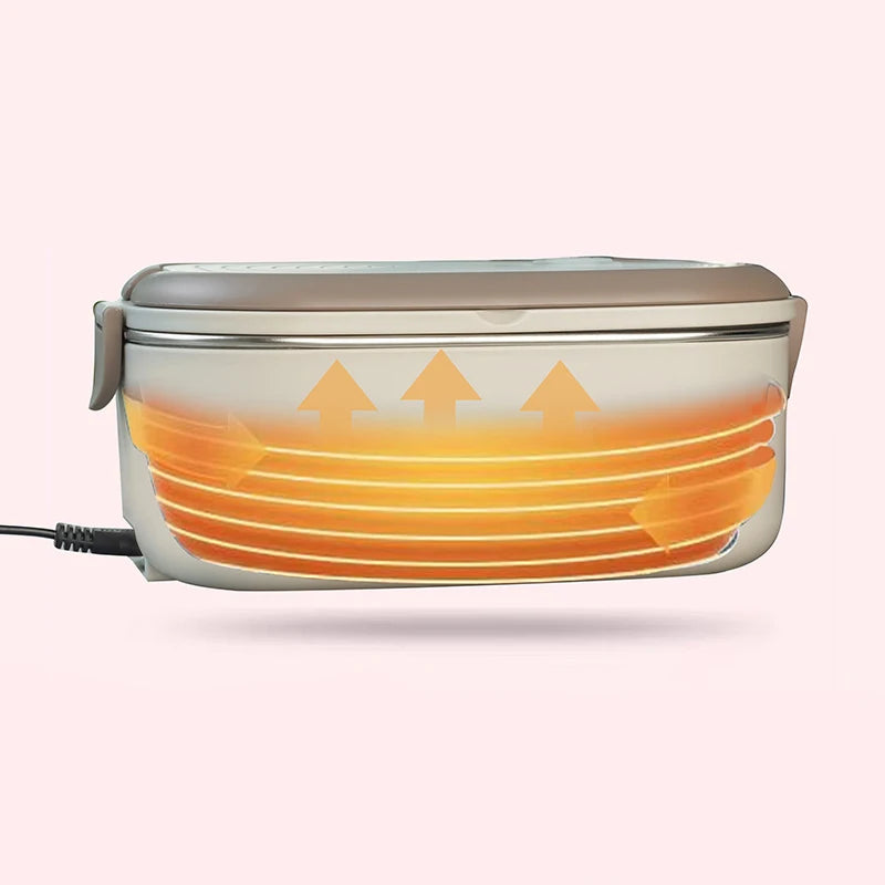 Electric Lunch Box 1L - Stainless Steel Food Warmer Heater