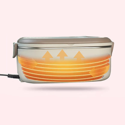 Electric Lunch Box 1L - Stainless Steel Food Warmer Heater