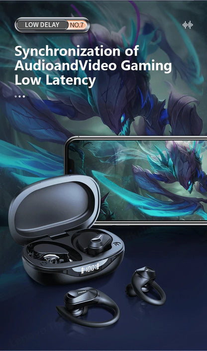 Bluetooth Wireless Earbuds - LED Display IPX5 Waterproof