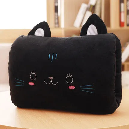 Kids Plush Hand Warmer Pillow - Cute Animal Design Gift