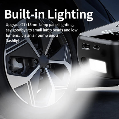 Portable Car Tyre Inflator - Electric Air Pump with Digital Display