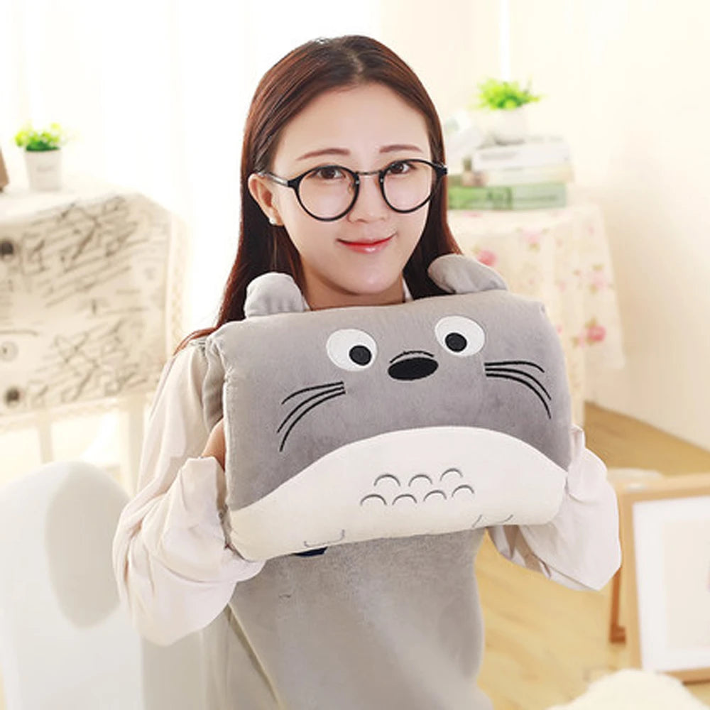 Kids Plush Hand Warmer Pillow - Cute Animal Design Gift