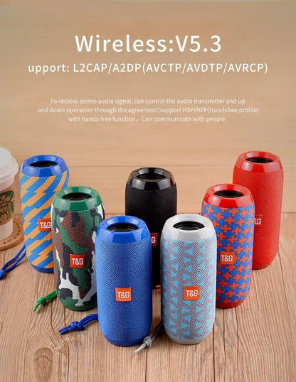 Portable Bluetooth Speaker - IPX5 Waterproof Wireless