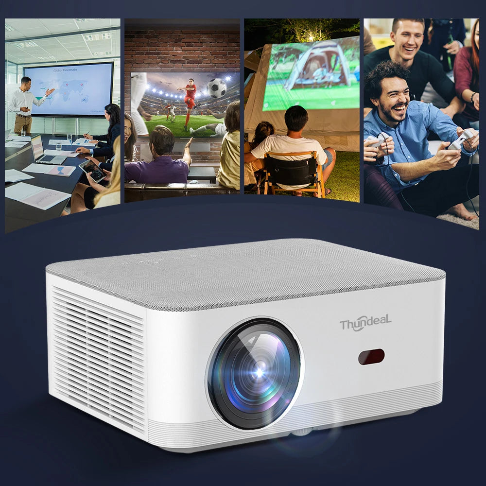 Portable Mini Projector 1080P Full HD - WiFi Android 4K Video