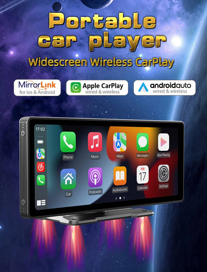 10.26" Car Stereo Screen - Wireless CarPlay Android Auto