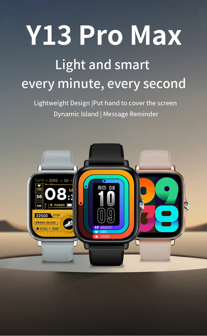 Smart Fitness Watch - Heart Rate Monitor & Bluetooth Calling