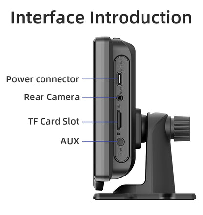 10.26" Carplay Screen for Car,Wireless CarPlay & Android Auto Multimedia Video Player,Universal Car Radio,BT AUX FM Car Stereo